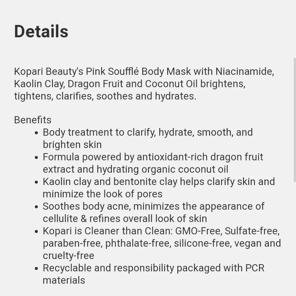 Kopari *** deluxe